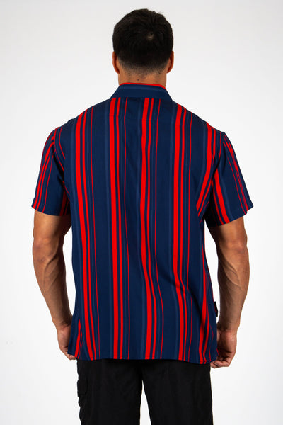 Melbourne Demons AFL Footy Mens Adults Sorrento Rayon Party Shirt