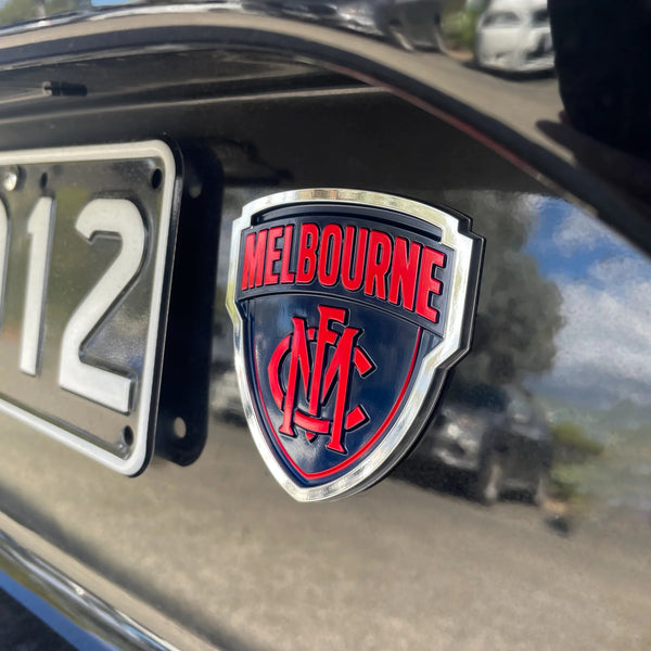 Melbourne Demons 3D Peel-N-Stick Chrome Car Badge Decal Coated Auto Sticker