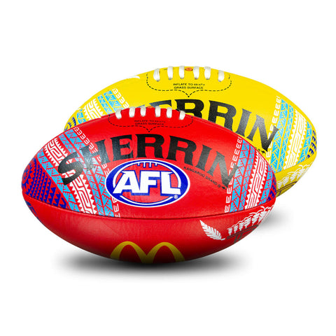 Sherrin 2025 SDNR Indigenous PVC Soft Touch Replica Football size 3