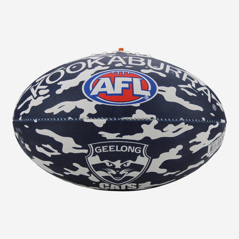 Geelong Cats Camo Synthetic Football size 5