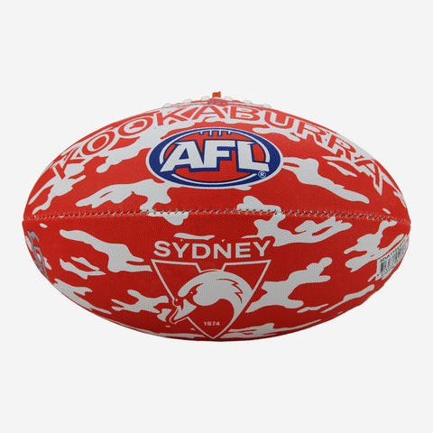 Sydney Swans Camo Synthetic Football size 5