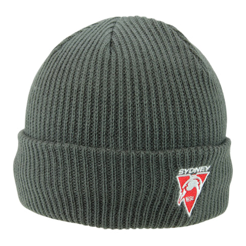 Sydney Swans Mens Adults Wharfie Beanie
