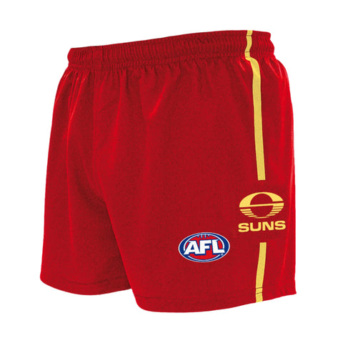 Gold Coast Suns Boys Youths Replica Playing Baggy Footy Shorts