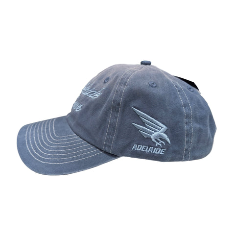 Adelaide Crows Mens Adults Cotton Sunbleached Dad Cap