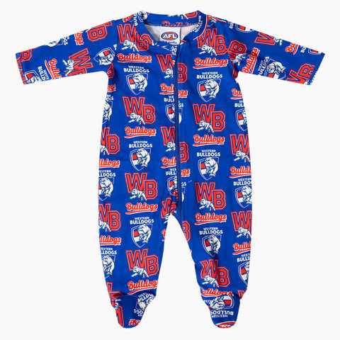 Western Bulldogs Baby Infant Coverall Romper Onesie