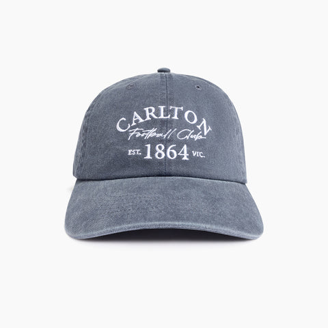 Carlton Blues Mens Adults Acid Wash Dad Cap