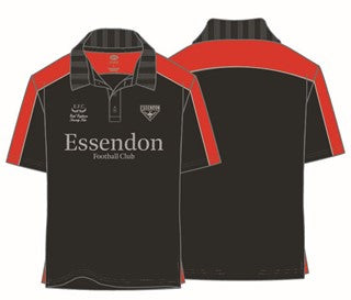 Essendon Bombers Mens Adults Multi Logo Polo Shirt