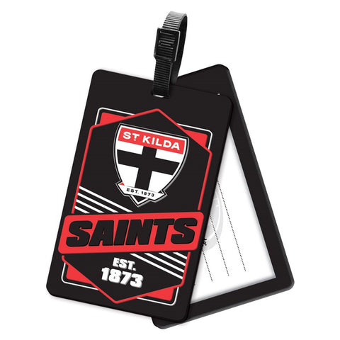 St Kilda Saints Rubber Luggage Bag Tag