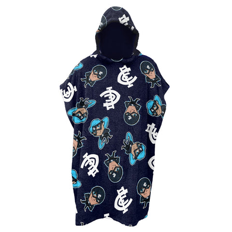 Carlton Blues Kids Youth Hooded Beach Towel