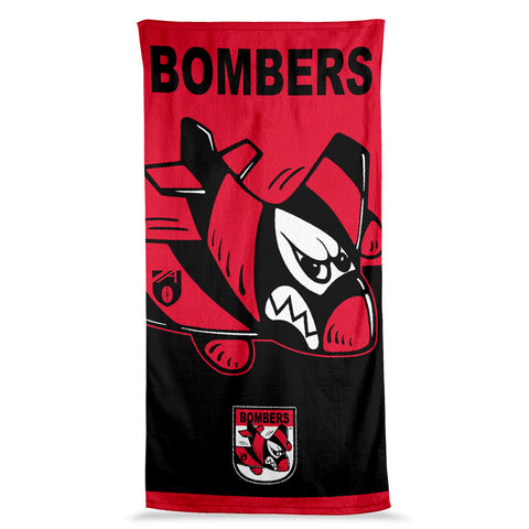 Essendon Bombers Mascot Jumbo Beach Bath Towel