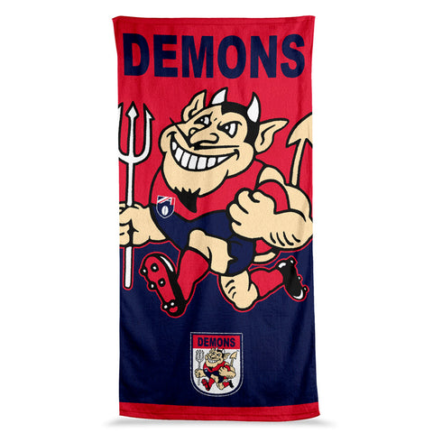 Melbourne Demons Mascot Jumbo Beach Bath Towel