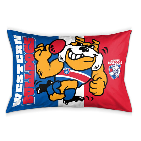 Western Bulldogs Mascot Pillow Case