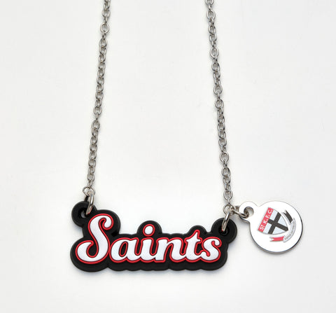 St Kilda Saints Script Necklace