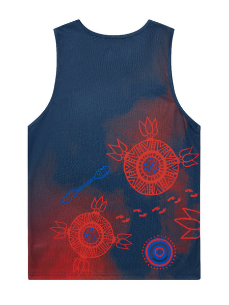 Melbourne Demons Mens Adults Indigenous Training Singlet
