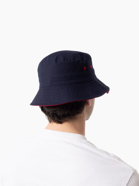 Melbourne Demons Mens Adults Letter Graphic Bucket Hat