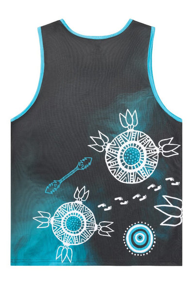 Port Adelaide Power Mens Adults Indigenous Training Singlet