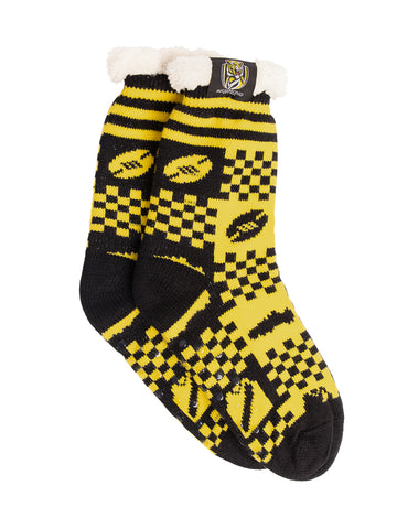 Richmond Tigers Sherpa Fleece Socks