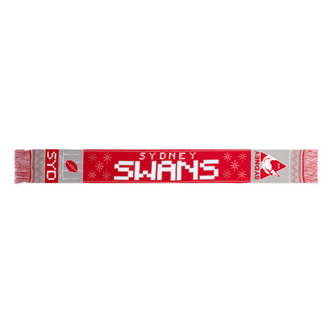 Sydney Swans Mens Adults Winter Wonderland Ugly Scarf