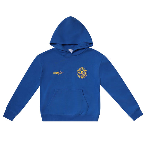 West Coast Eagles AFL Kids Youths Graphic Box Fit Hoodie