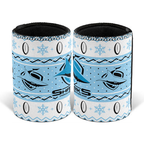 Cronulla Sharks NRL Christmas Can Cooler