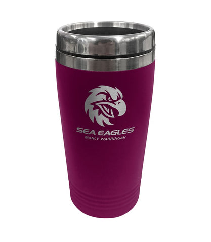 Manly Sea Eagles NRL Stainless Steel Travel Mug