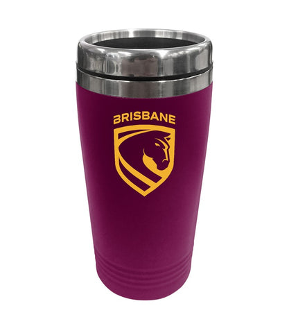 Brisbane Broncos NRL Stainless Steel Travel Mug