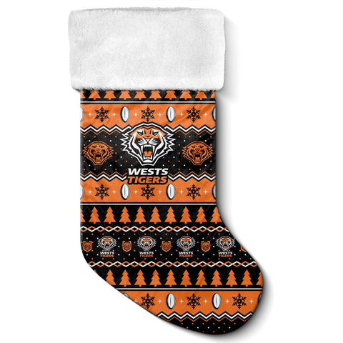 Wests Tigers NRL Jumbo Christmas Stocking