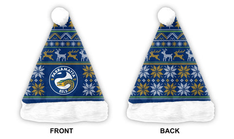 Parramatta Eels NRL Mens Adults Christmas Santa Hat