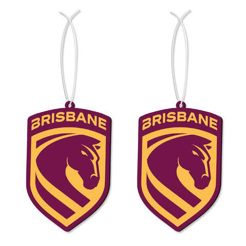 Brisbane Broncos NRL Set of 2 Air Fresheners