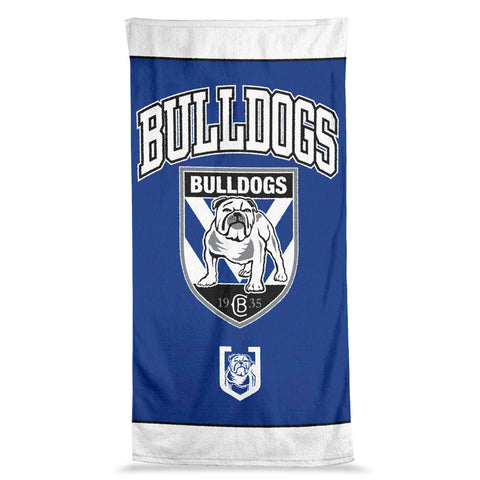Canterbury Bulldogs NRL Jumbo Beach Bath Towel