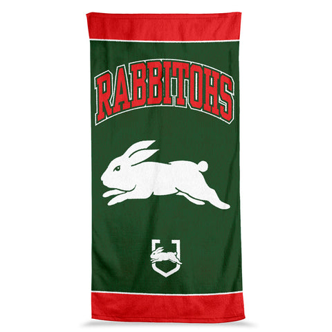 South Sydney Rabbitohs NRL Jumbo Beach Bath Towel