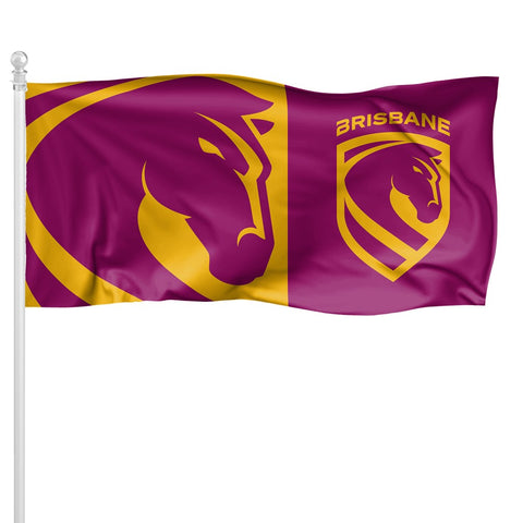 Brisbane Broncos NRL Pole Flag