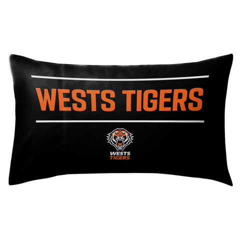 Wests Tigers NRL Logo Pillow Case