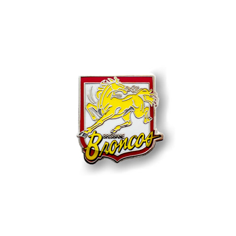 Brisbane Broncos NRL Heritage Lapel Pin Metal Badge