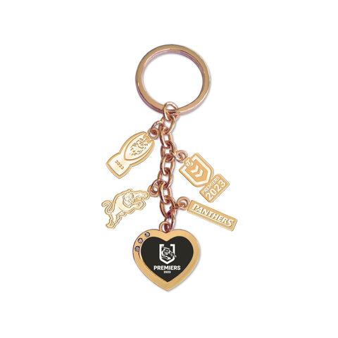 Penrith Panthers NRL 2023 Premiers Premiership Charm Keyring