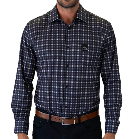 Penrith Panthers NRL Mens Adults 'Crossfield' Dress Shirts