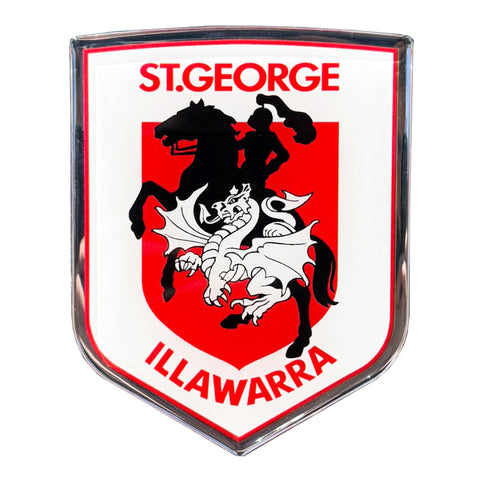 St. George Illawarra Dragons NRL Premium Chrome Logo Decal Sticker
