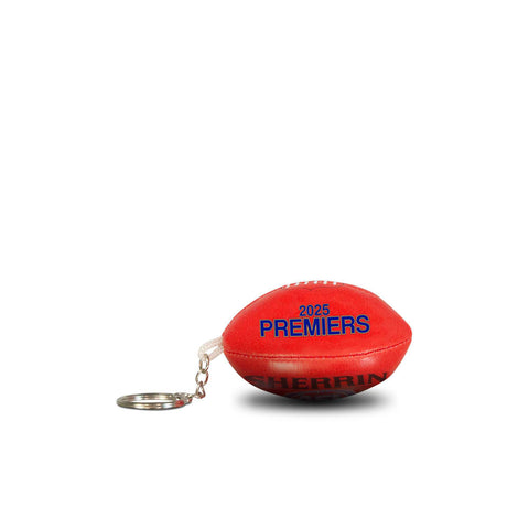 PREORDER - Brisbane Lions 2025 Premiers Sherrin Keyring
