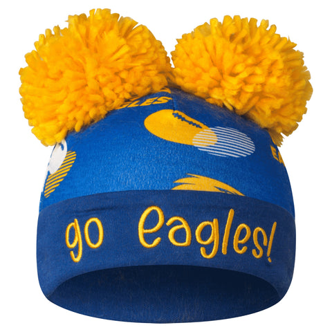 West Coast Eagles Baby GO! Pom Pom Beanie