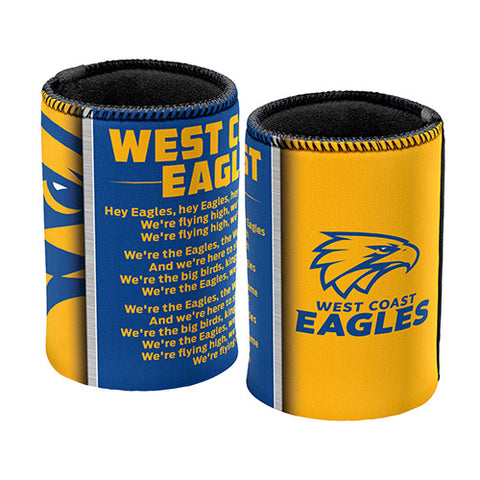 West Coast Eagles Team Song Can Cooler Stubby Holder