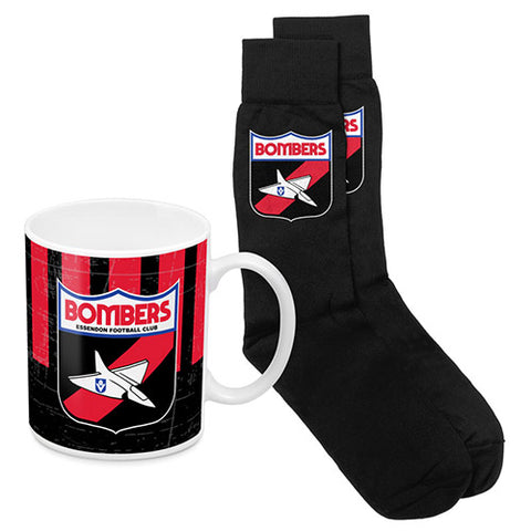 Essendon Bombers Heritage Mug and Socks Pack