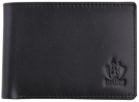 North Melbourne Kangaroos Leather Wallet - Spectator Sports Online - 1
