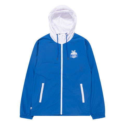 North Melbourne Kangaroos Mens Adults Team Windbreaker Zip Jacket