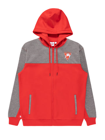 Sydney Swans Mens Adults Team Performance FZ Hoody