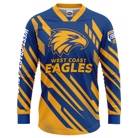 West Coast Eagles Mens Adults Blitz MX Jerseys