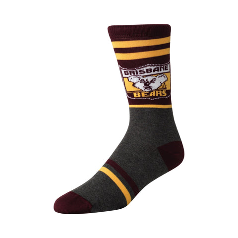 Brisbane Bears Mens Retro Shield Socks