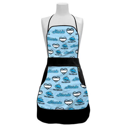 Cronulla Sharks NRL BBQ Ladies Retro Apron