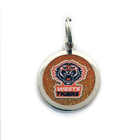 Wests Tigers NRL Pet Tag Keyring Disc