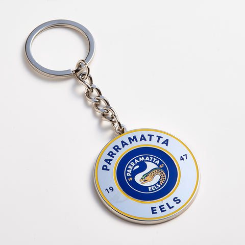 Parramatta Eels NRL Round Logo Keyring