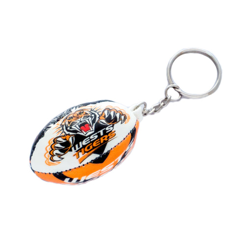 Wests Tigers NRL Squishy Football Keyring